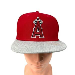 Los Angeles Angels New ERA 9Fifty Hat Cap LA Red Snapback MLB California Custom